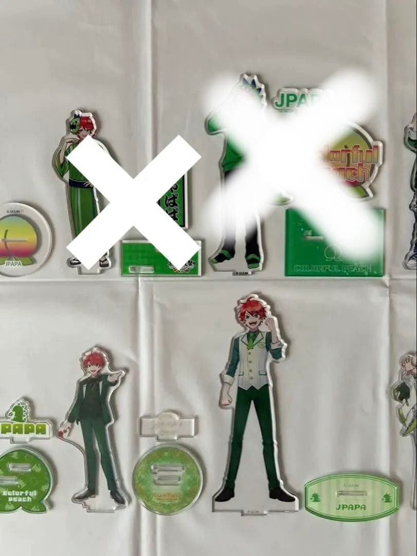 【カラフルピーチ】アクリルスタンド じゃぱぱ9点セット(バラ売り1個〜◯)