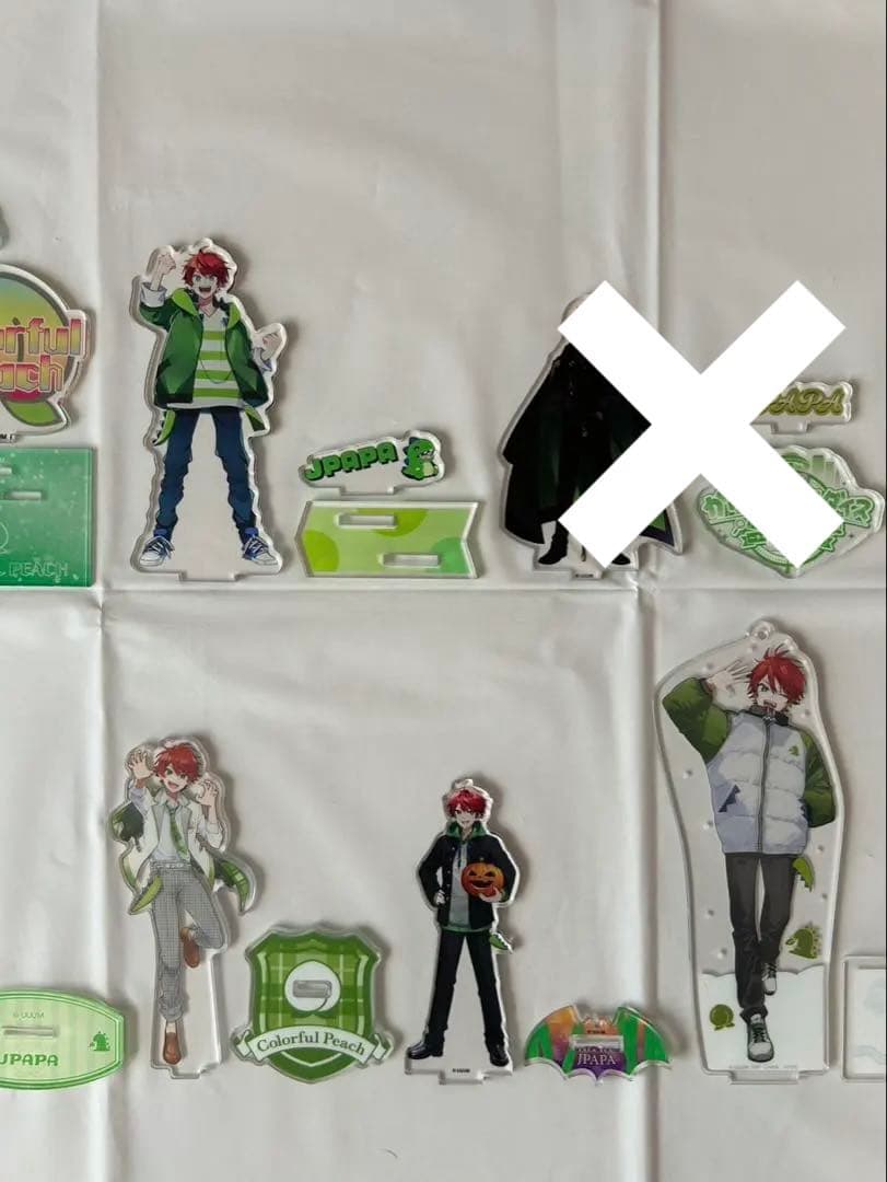 【カラフルピーチ】アクリルスタンド じゃぱぱ9点セット(バラ売り1個〜◯)