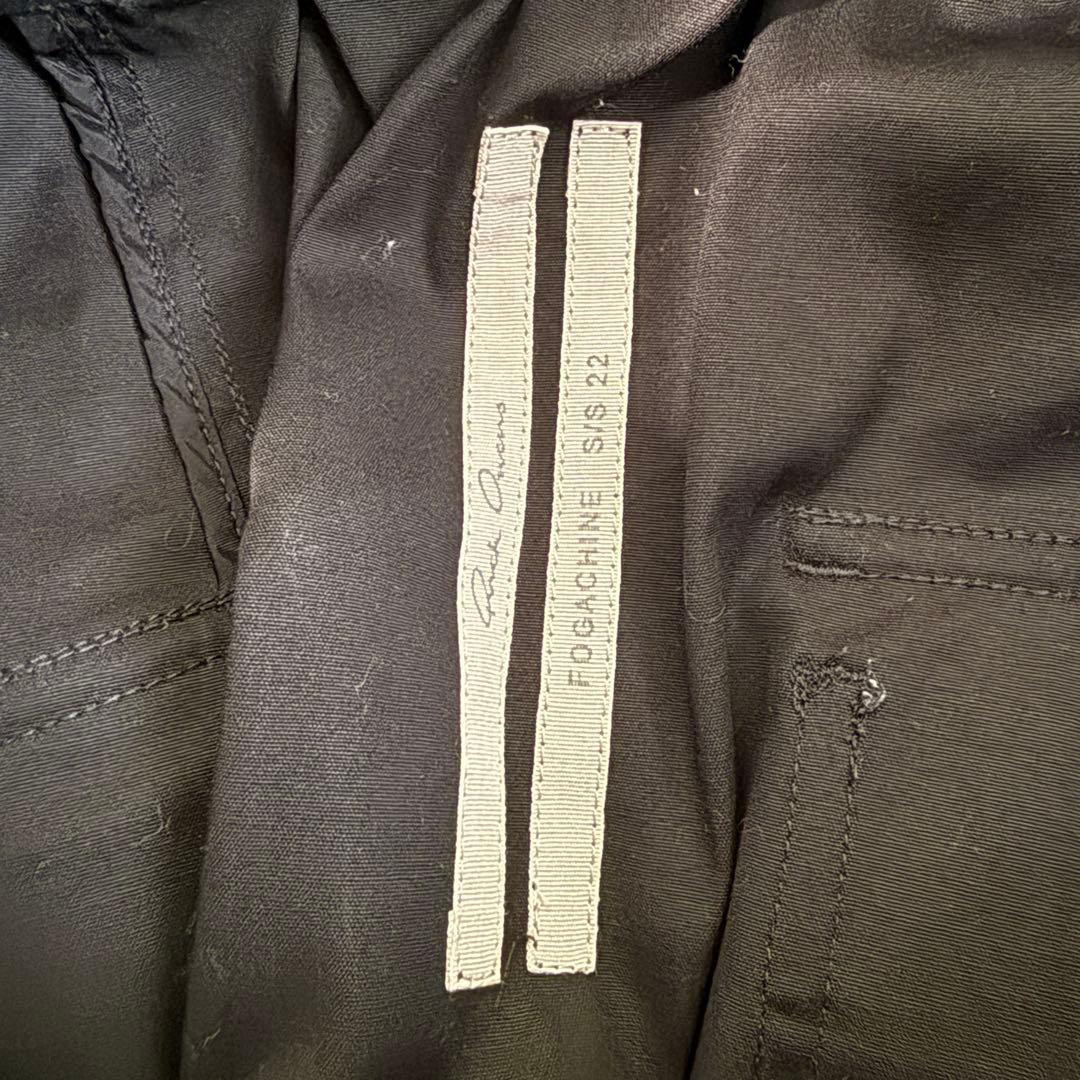 22SS Rick Owens CARGO LONG 48 TE パンツ　黒