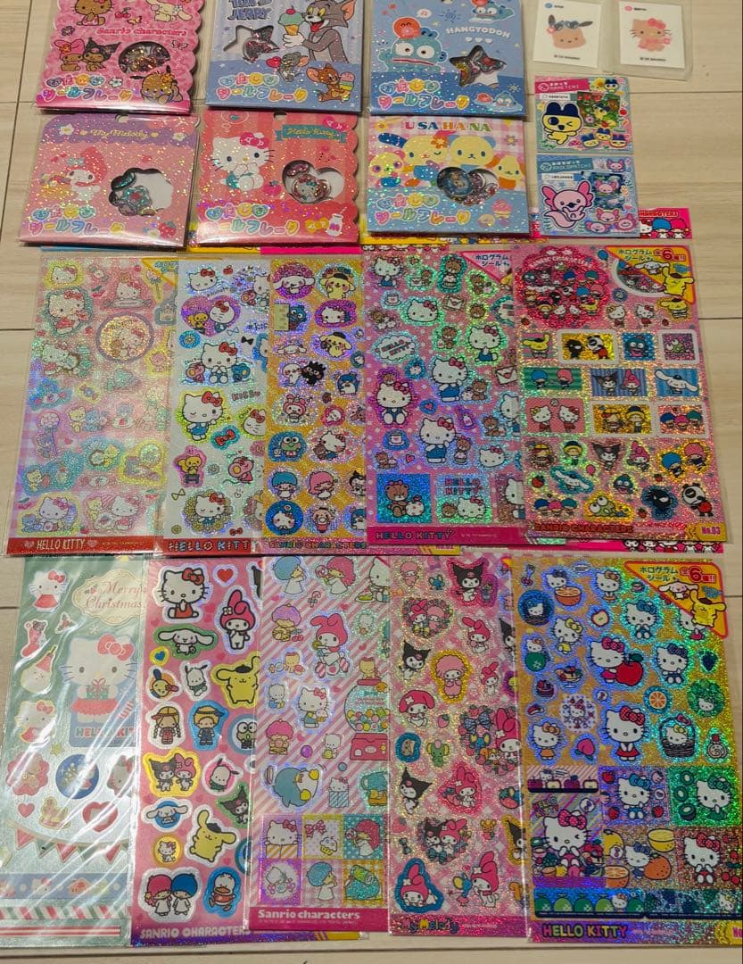 新品　ボンボンドロップシール　サンリオ　うるちゅる　正規品　74枚セット　.