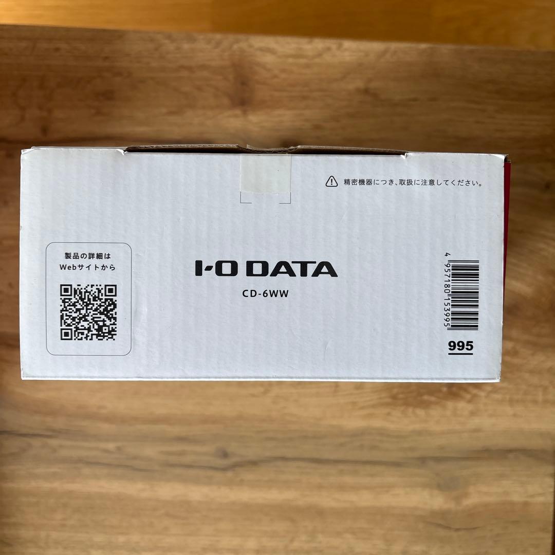 CDレコ6 美品 I・O DATA CD-6WW WHITEソフトケース付き