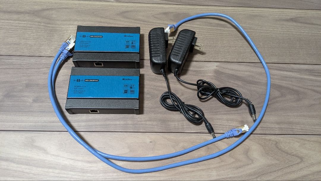 mirabox HDMI延長器LAN接続 4K対応 送信機と受信機セット