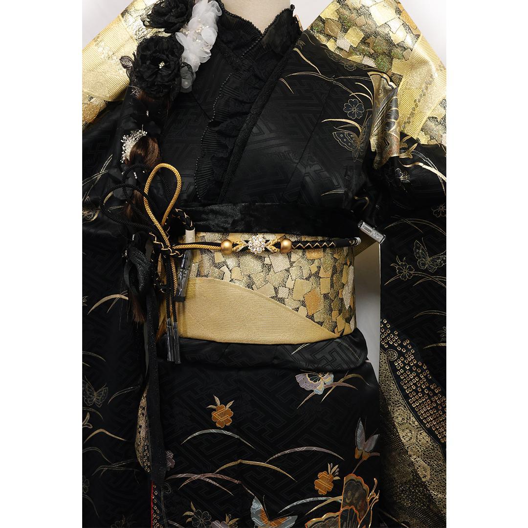 2026成人式まだ間に合います◆ 振袖6点セット ◆フルセットギャル系dN12