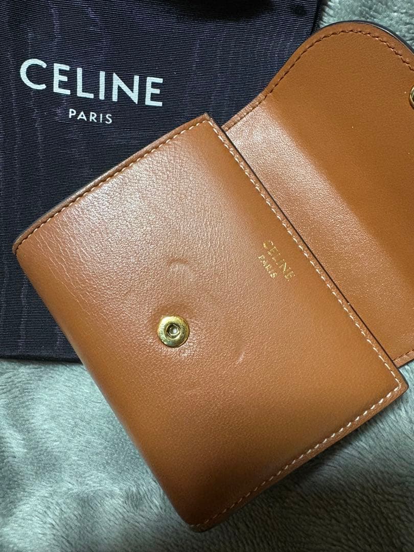 CELINE ブラウン 二つ折り財布