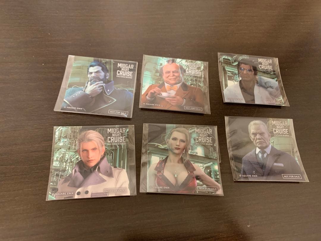 MIDGAR Night Cruise FFVII 限定ステッカー7枚コンプ