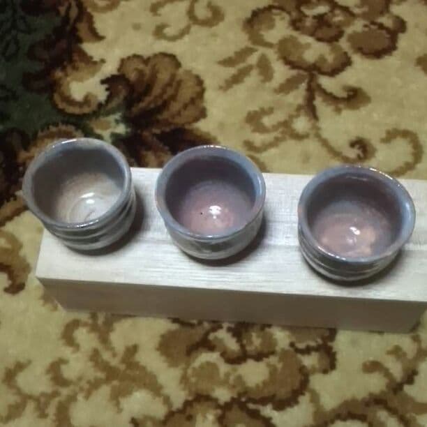 萩焼　ぐい呑み　おちょこ