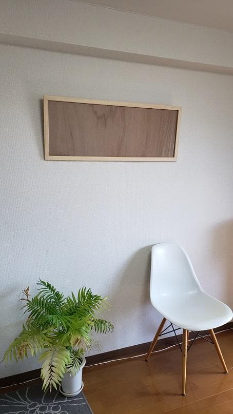 ちぱこ　ガーゼ素材の手ぬぐいをお飾りいただく額