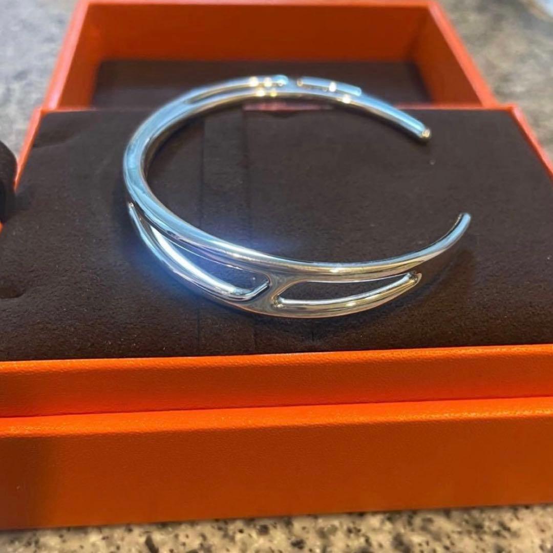 HERMES エルメス シェーヌダンクル パンク バングル ブレスレット