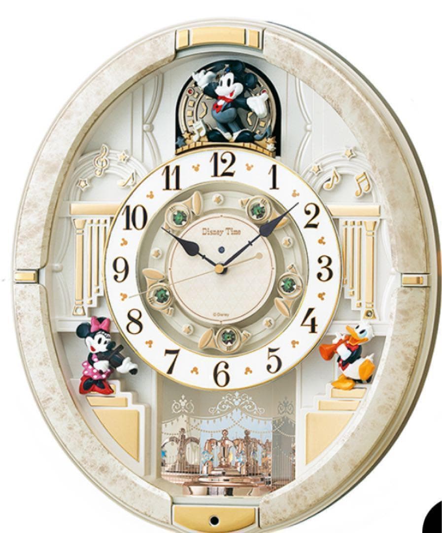 【値下げ！新品！】SEIKO　電波時計　 ディズニー　からくり時計 FW580W