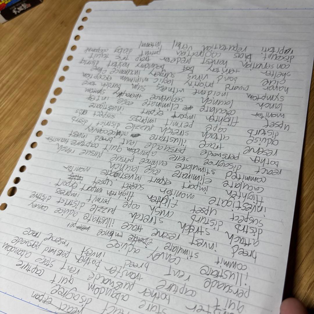 動詞の同義語・関連語リスト