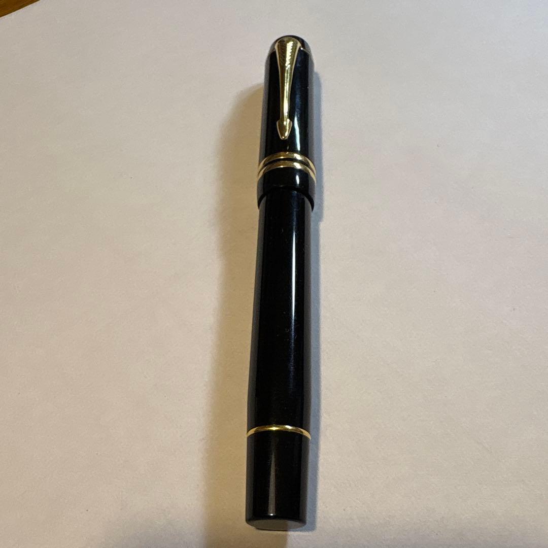 パーカー デュオフォール　センチティニアル⁇黒　M中字　万年筆　中古品　送料込み
