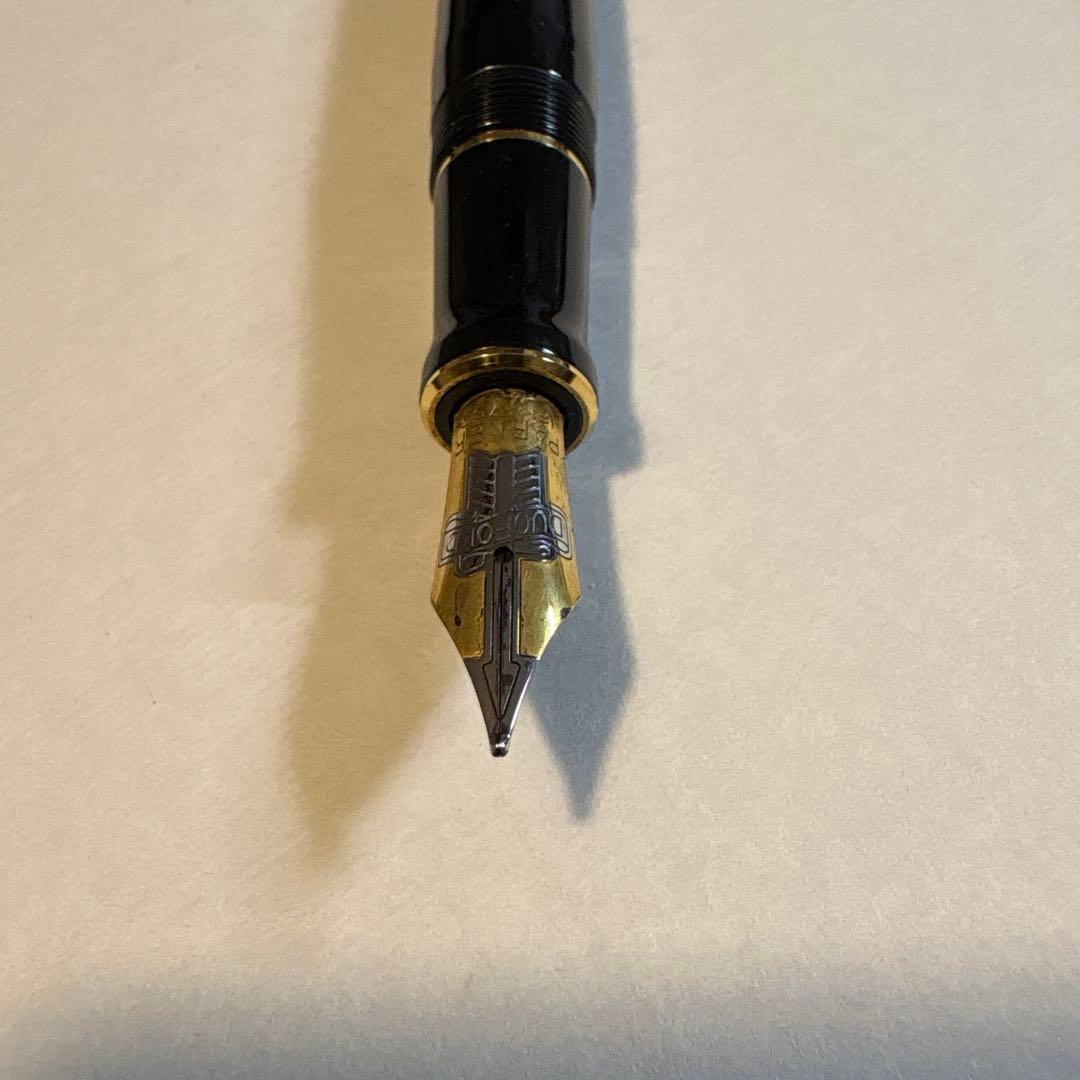 パーカー デュオフォール　センチティニアル⁇黒　M中字　万年筆　中古品　送料込み