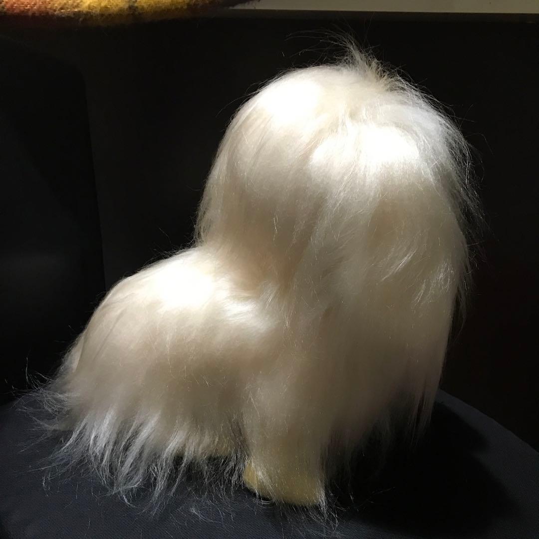 ぬいぐるみ　犬　いぬ　ペキニーズ　エリート　タグ・ブラシ付き　レトロ❣️