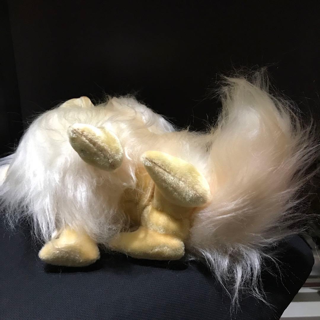 ぬいぐるみ　犬　いぬ　ペキニーズ　エリート　タグ・ブラシ付き　レトロ❣️