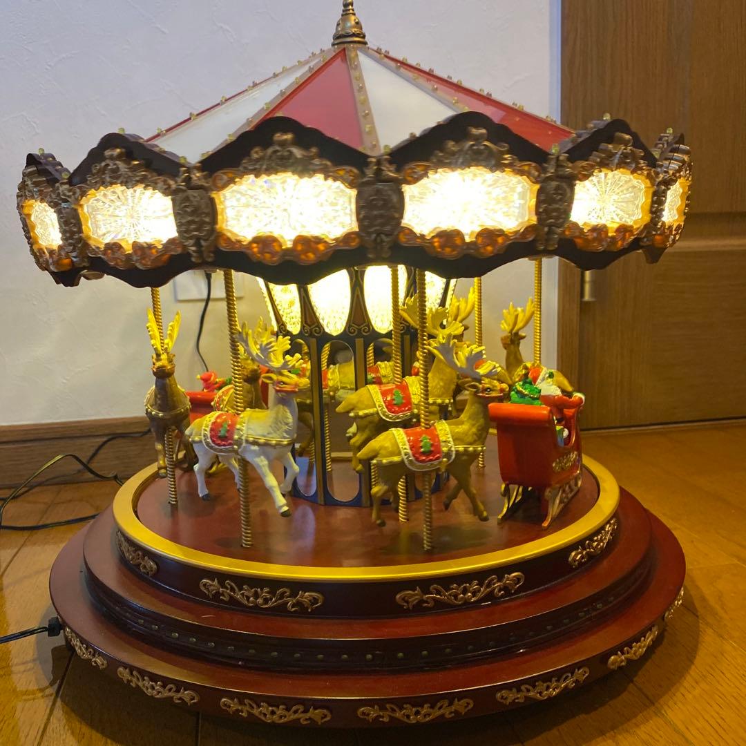 【希少】ミスタークリスマスデラックスカルーセル 　オルゴール20曲