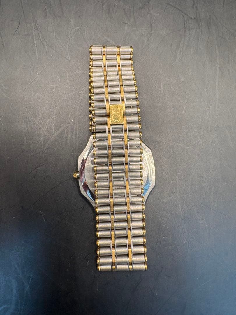 アンティークChristian Dior クォーツ腕時計 ゴールド/シルバー