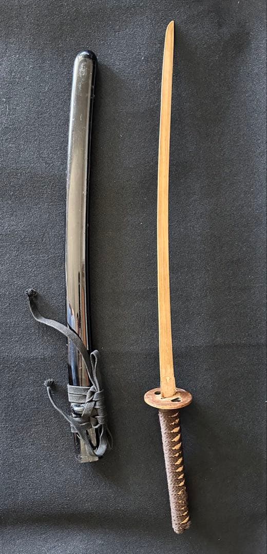 刀装具　 脇差　拵え　銅地鍔　鳥図目貫　時代 武具　 骨董　古美術　現状C