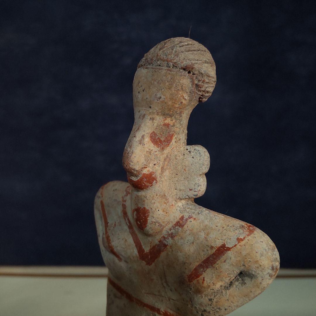 彩色土偶、メキシコ、テラコッタ、ナヤリート