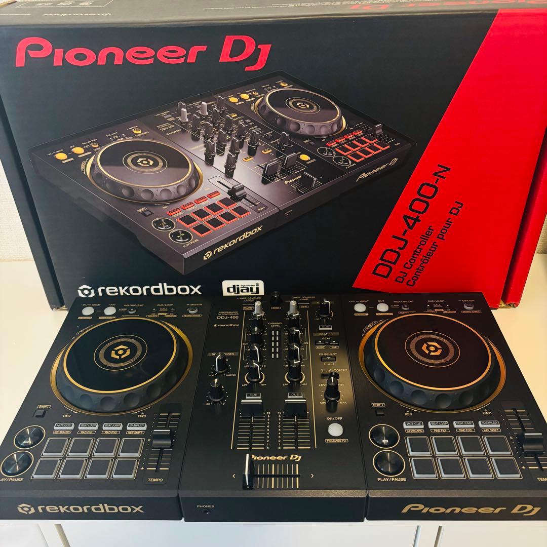 Pioneer DJコントローラー DDJ-400-N（限定ゴールドモデル）他