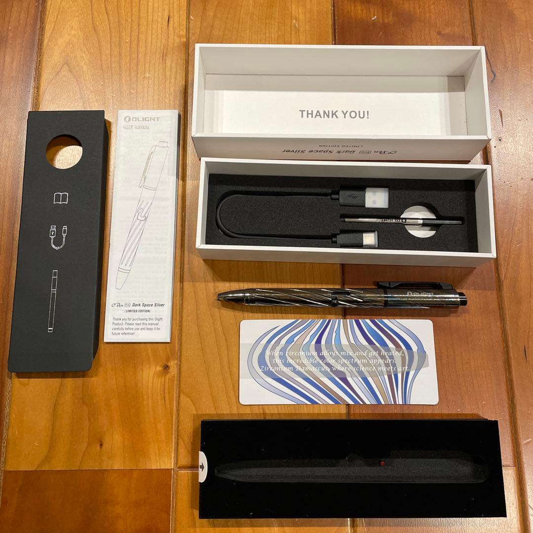 Olight オーライト OPen Pro ジルコニウム ダマスカス ペン
