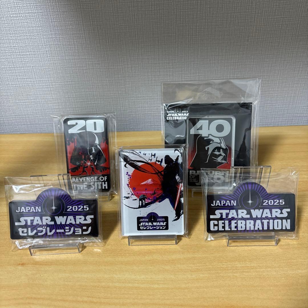 スターウォーズ セレブレーション SWCJ 会場限定 ロゴ アクリル 5点セット