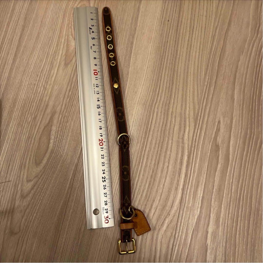 LOUIS VUITTON レザーリード ブラウン 約30cm