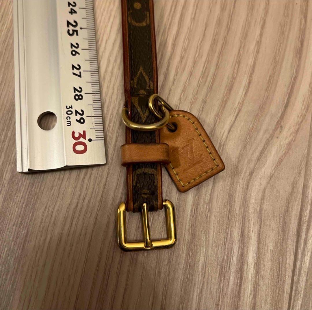 LOUIS VUITTON レザーリード ブラウン 約30cm