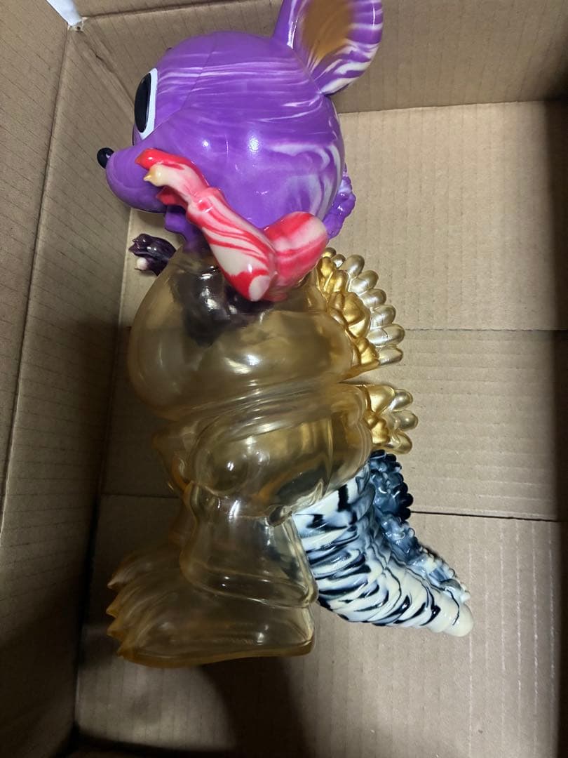 Y*u様 ブラックブックトイ　マウスジラ　ソフビ　怪獣　インディーズ　ゴジラ