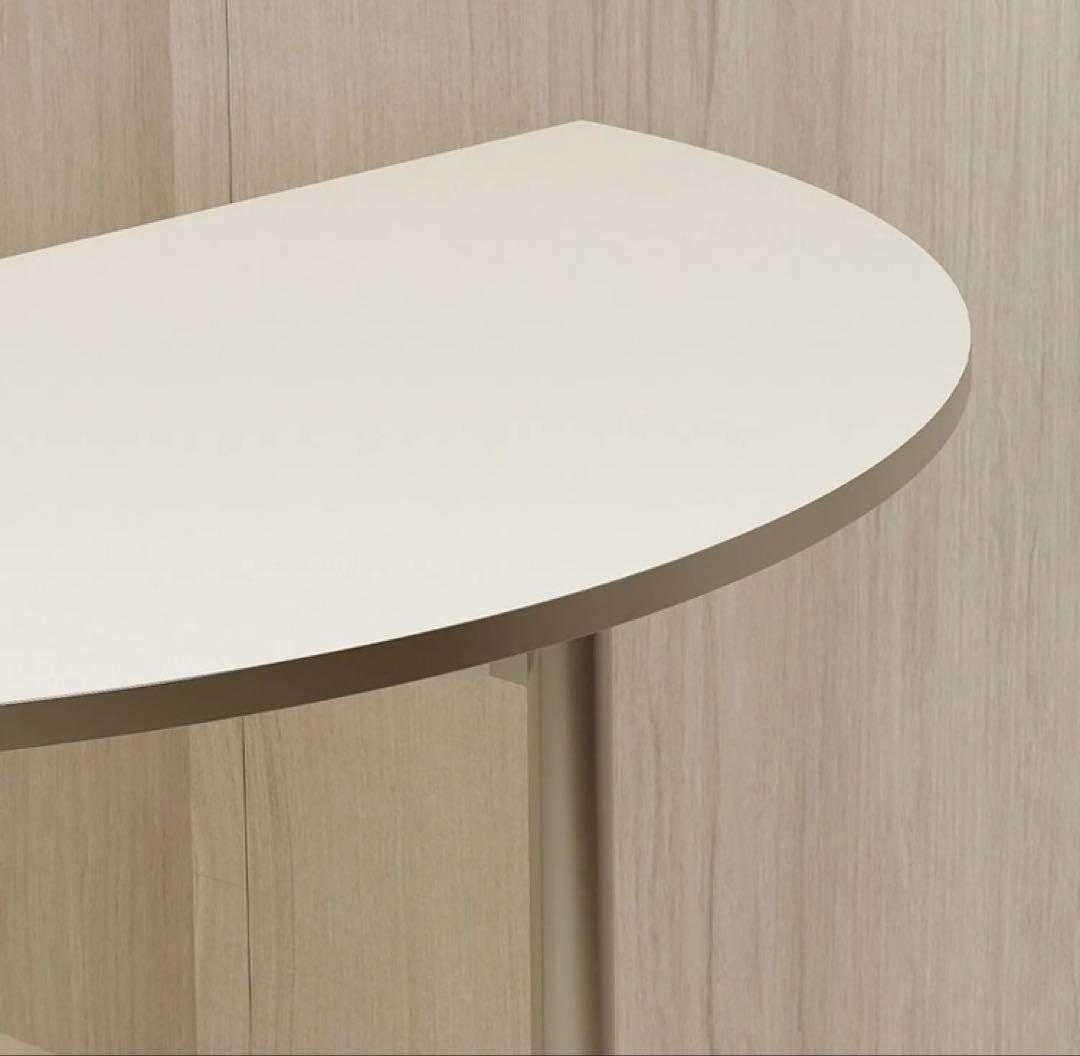 【新品未使用・送料込み】韓国風半円ダイニングテーブル