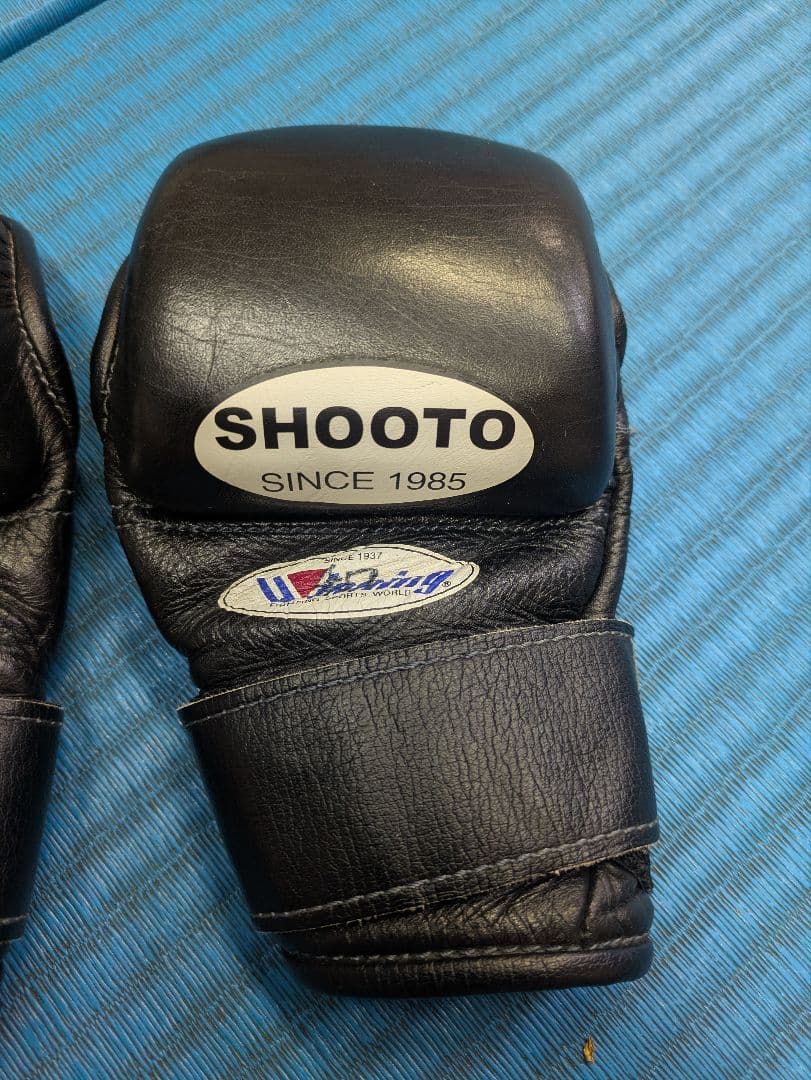 SHOOTO オープンフィンガーグローブ 黒 Winning製　Mサイズ　MMA