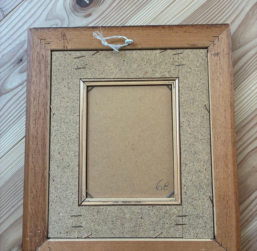 フランス蚤の市　サルバドール・ダリ エナメル複製 「窓辺の少女」　アンティーク