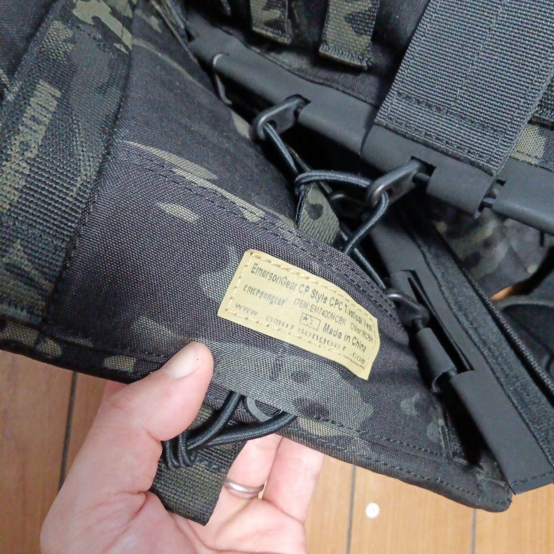 エマーソンギア　プレートキャリア　cpc　マルチカムブラック