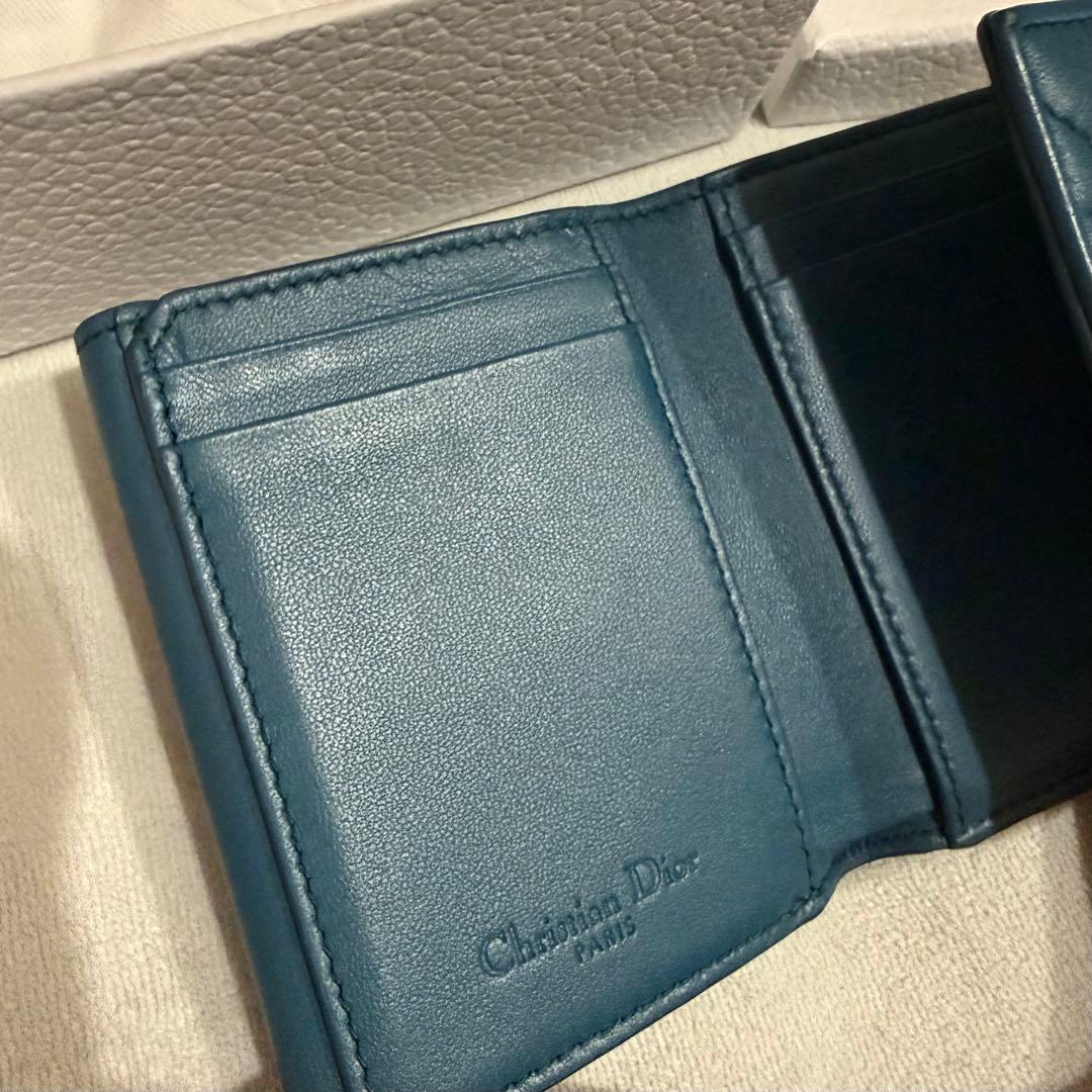 Dior ディオール レザー 三つ折り 財布 ウォレット