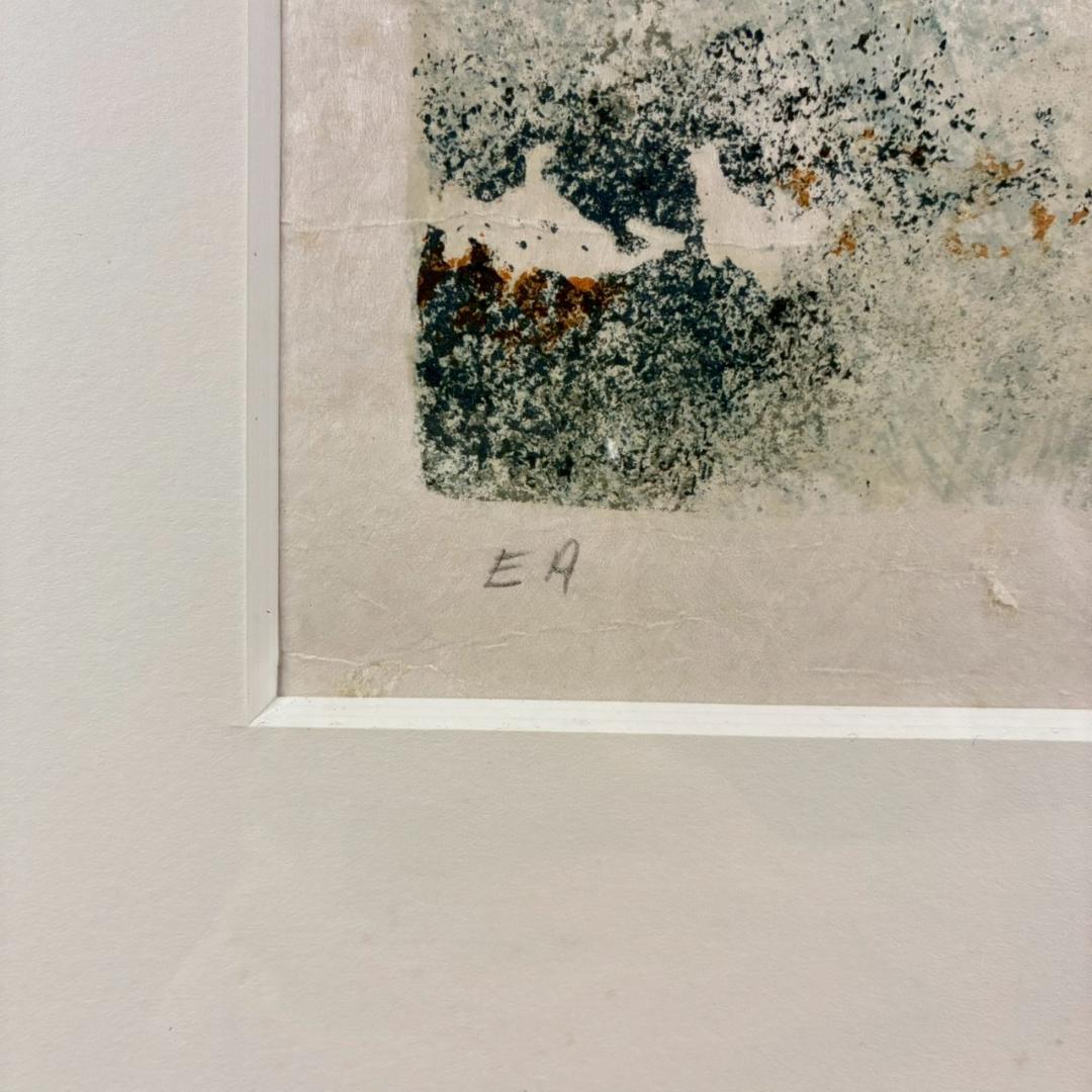 ベルナール・シャロワ「城」リトグラフ 直筆サイン入り 額縁入り 限定品