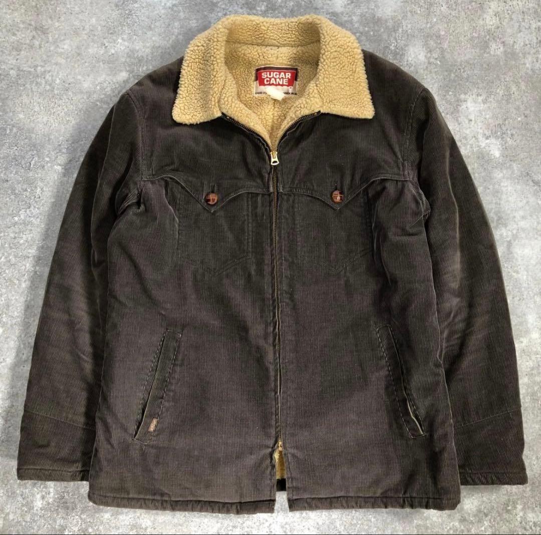 h*e様 シュガーケーン ランチコート コーデュロイ 裏ボア
