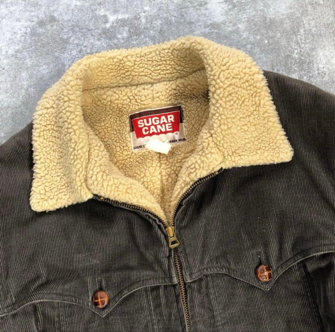 h*e様 シュガーケーン ランチコート コーデュロイ 裏ボア