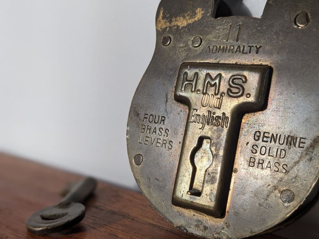 値下げ！アメリカ製　アンティーク　南京錠　ヴィンテージ