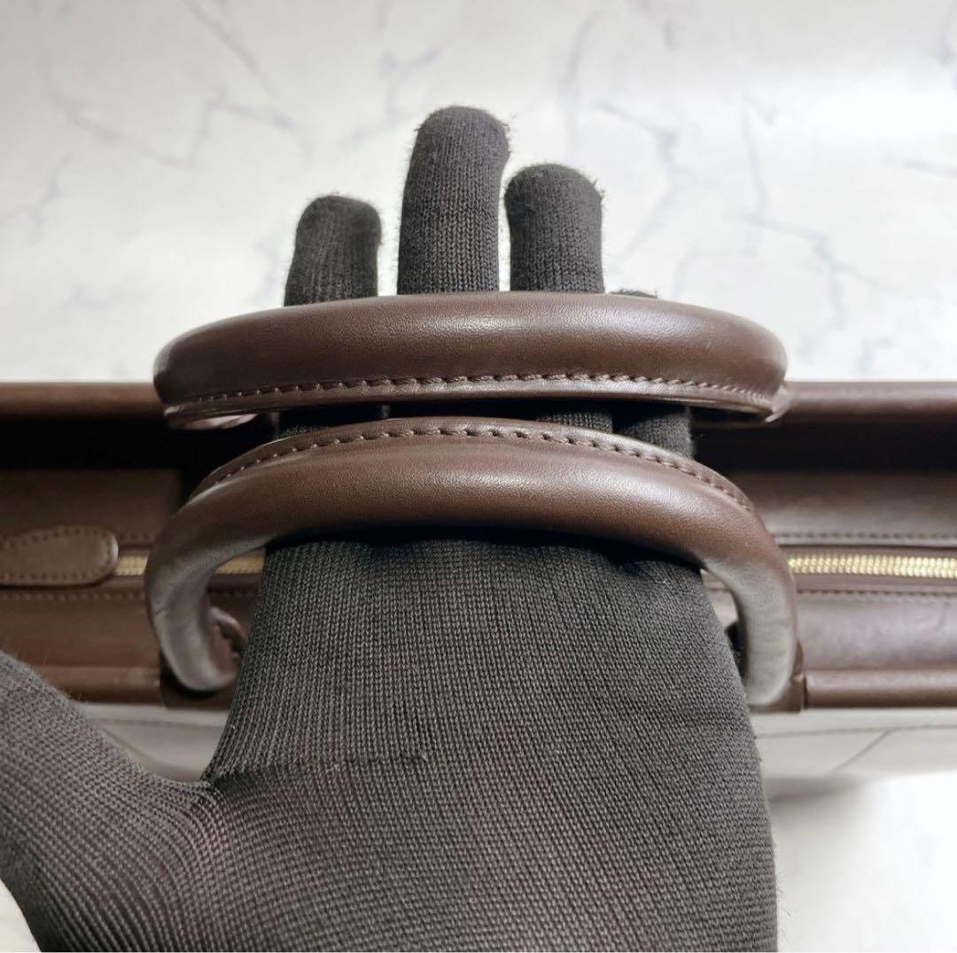 高級✨鞄いたがき ITAGAKI ビジネスショルダー 2way ダークブラウン