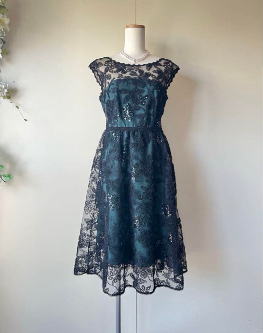 新品東京ソワールMARIKO KOHGA ドレスワンピース　38号