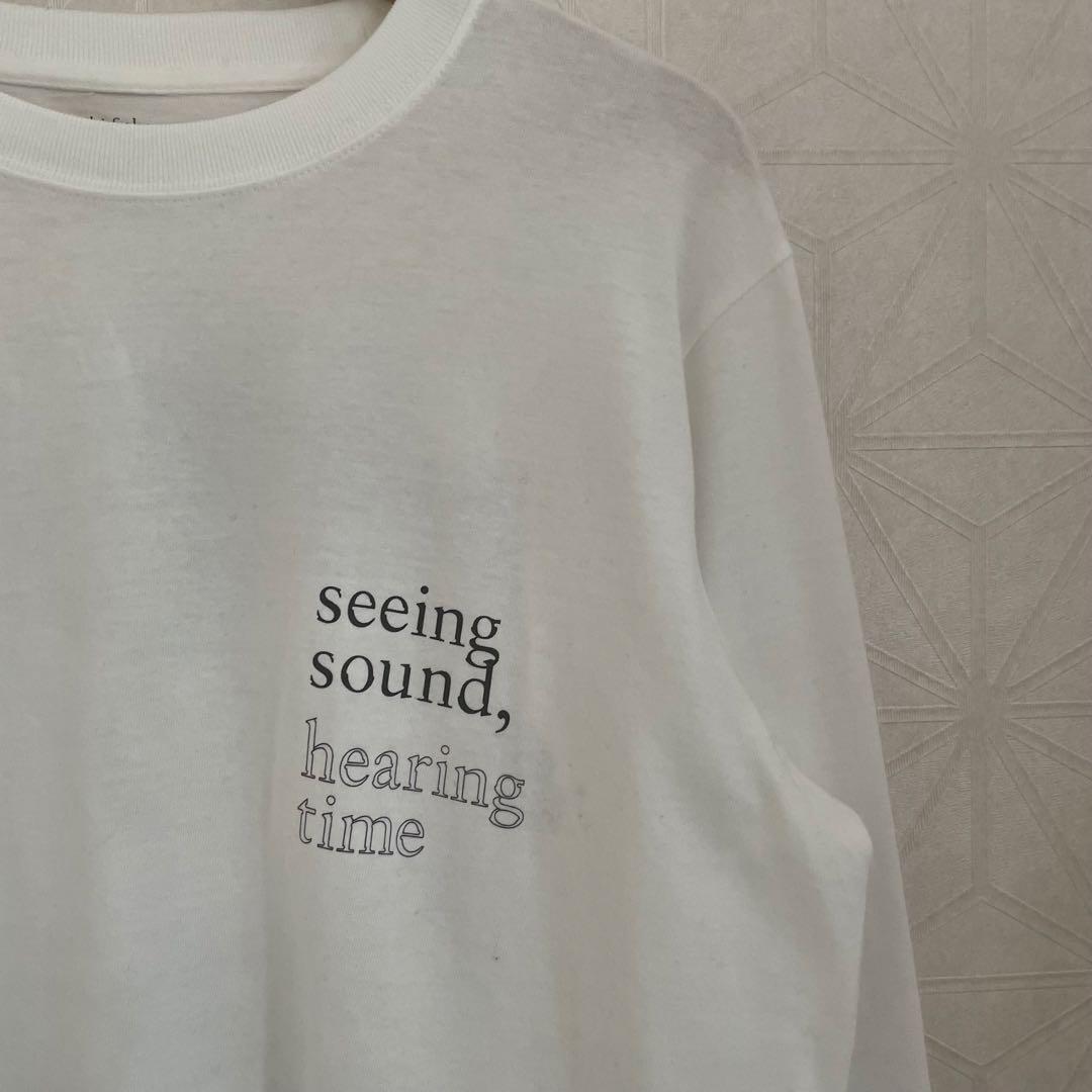 【希少品.希少サイズ】⧫ 坂本龍一 | 音を視る時を聴く 長袖Tシャツ（ロンT）