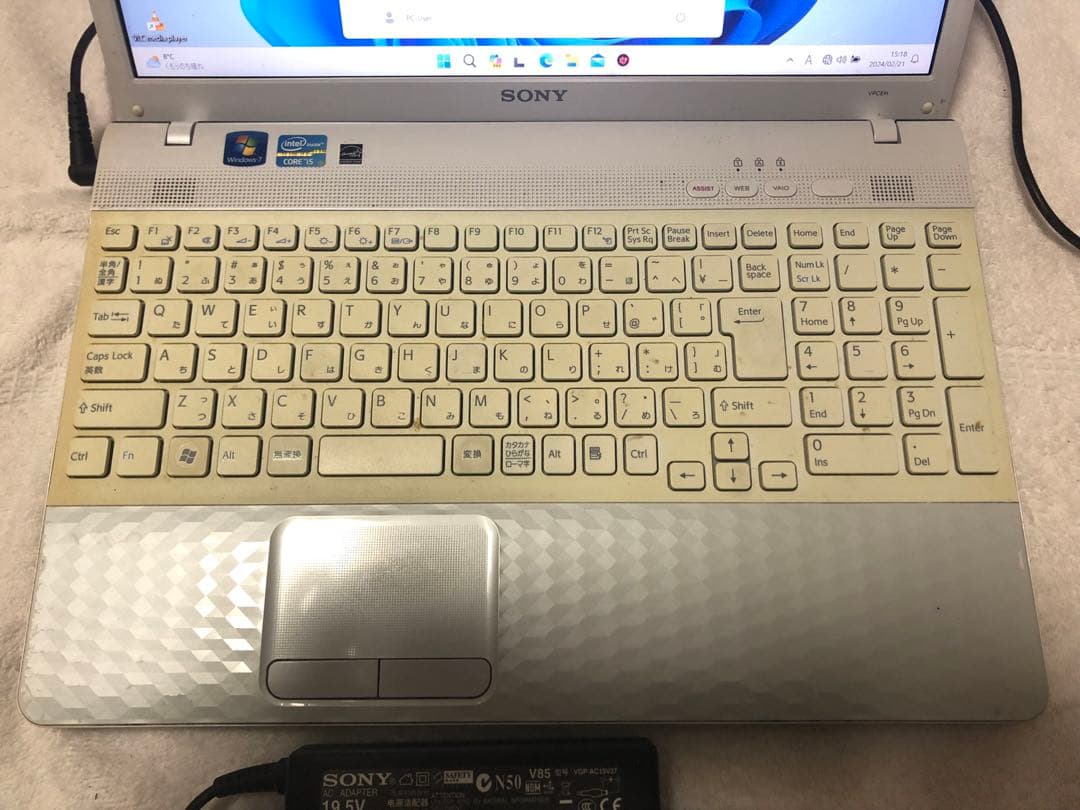 SONY VAIO VPCEH38FJ/W Corei5-2450M ソニー