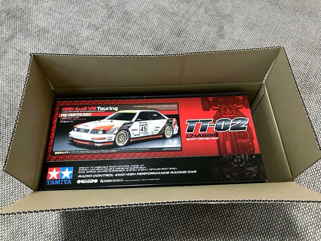 タミヤ 1991 アウディ V8 ツーリング (TT-02) 1/10RC