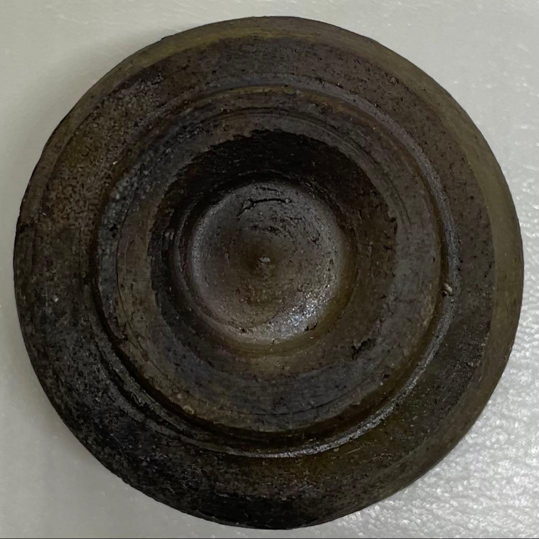 県指定重要無形文化財　森陶岳　備前焼　ぐい呑　共箱　　　J34