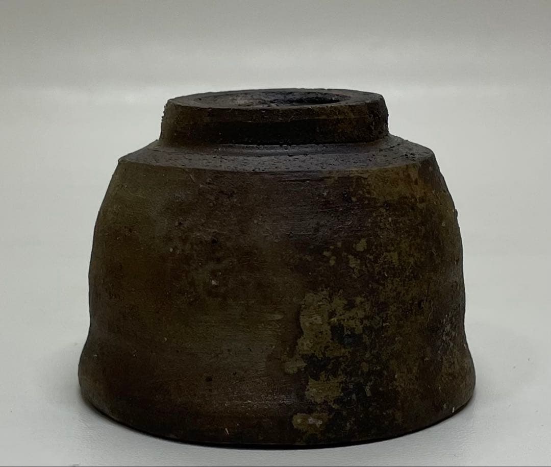 県指定重要無形文化財　森陶岳　備前焼　ぐい呑　共箱　　　J34