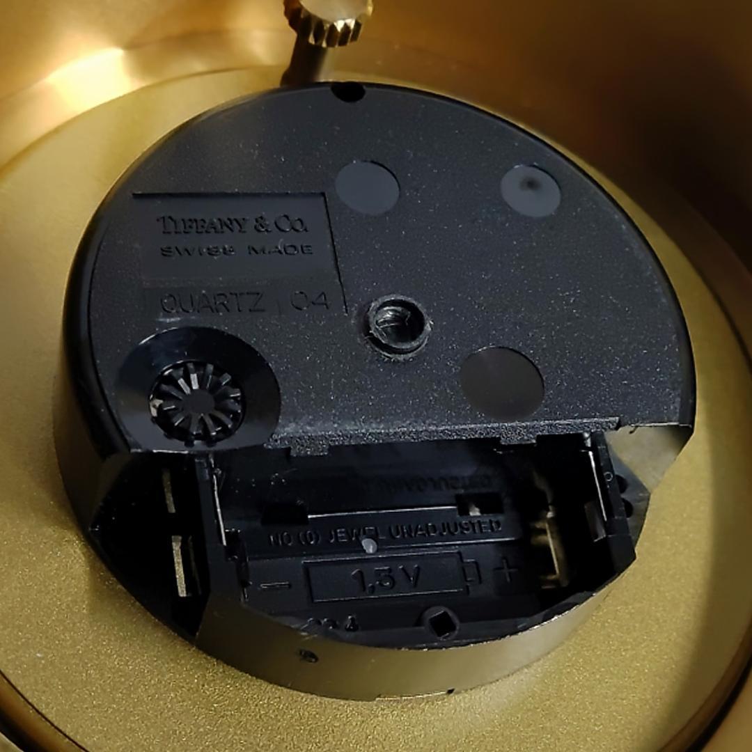 【ジャンク】ティファニー TIFFANY アトラス クロック 置き時計