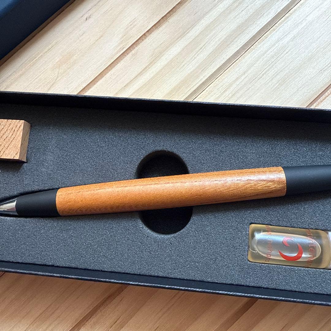 野原工芸　けやき　欅　シャーペン　新型クリップ　シルバー