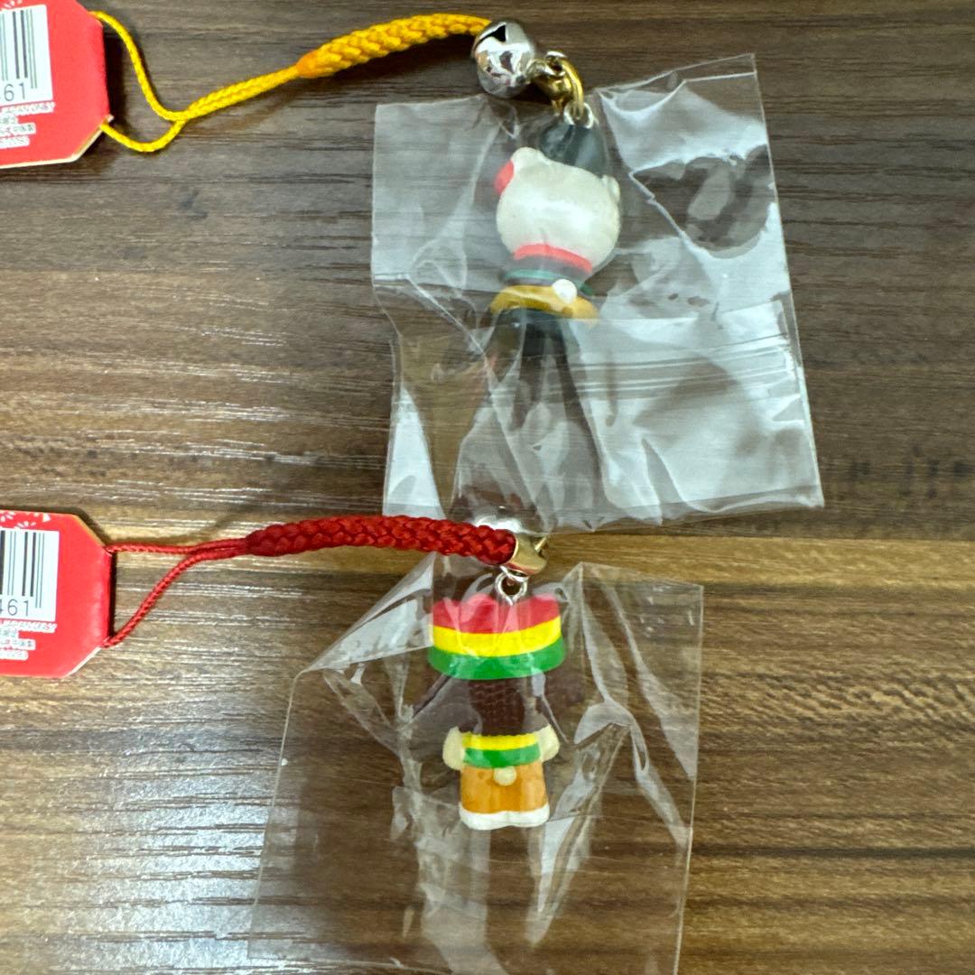 【未開封・送料無料】キティ 2002年 GENYO根付けコレクション 2個セット