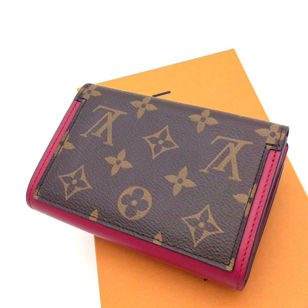 Louis vuitton ルイヴィトン モノグラム フロールコンパクト 財布