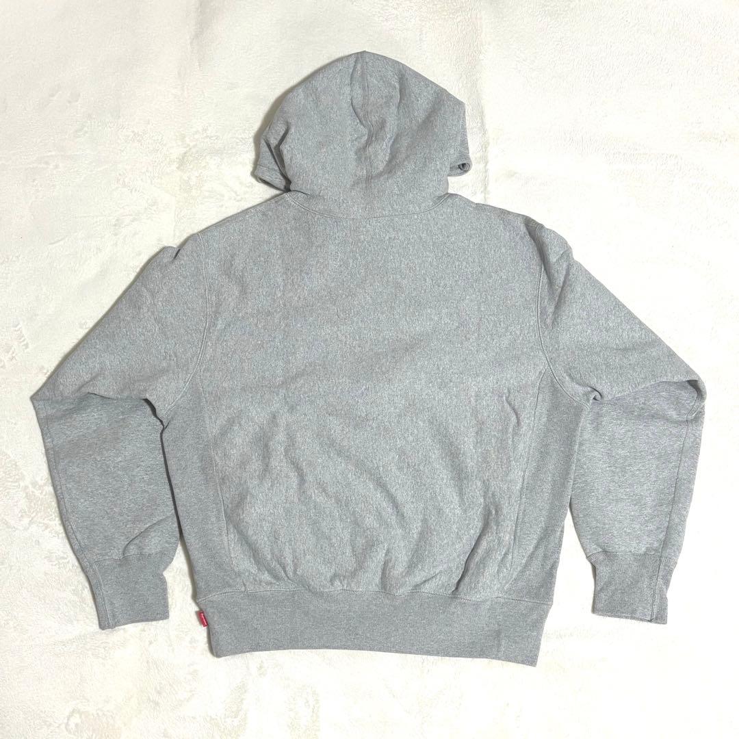 23 【極美品】 シュプリーム　パーカー　グレー　Sサイズ　モーションロゴ