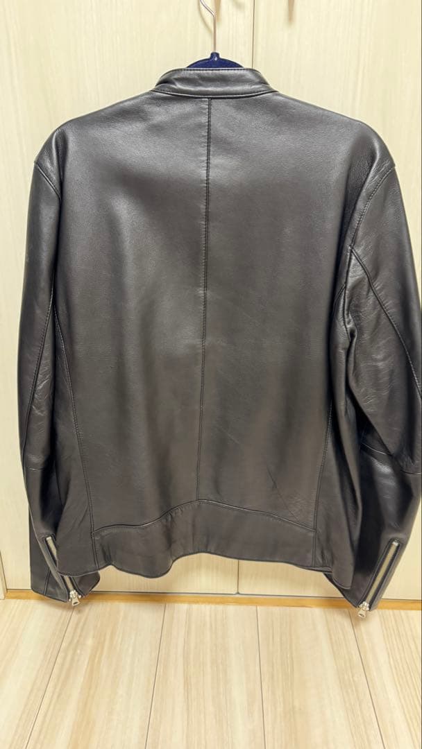 美品　STUDIOUS ラムレザージャケット　サイズ3 ブラック